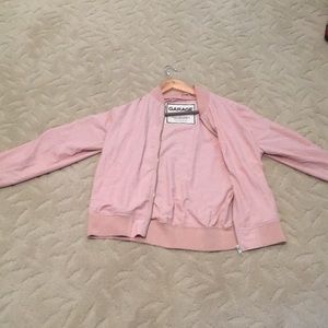 Pink bomber jacket